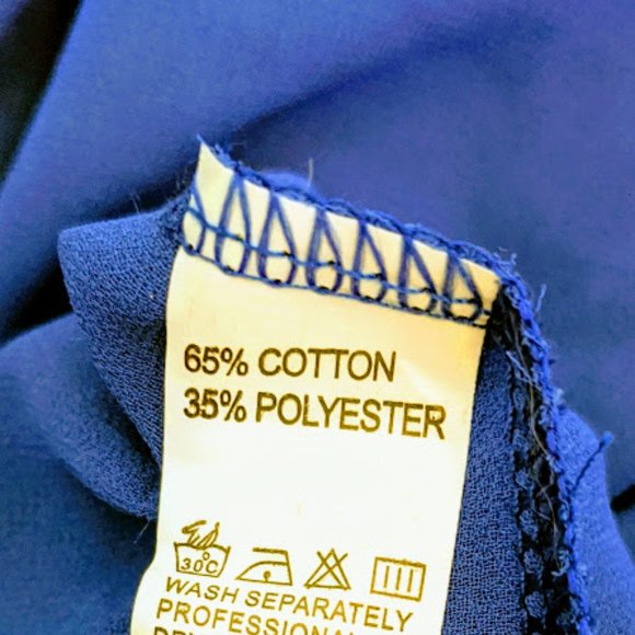 Strapless Royal Blue Sheer Long Maxi Length Dress Overlay Cover Up - Picture 4 of 11